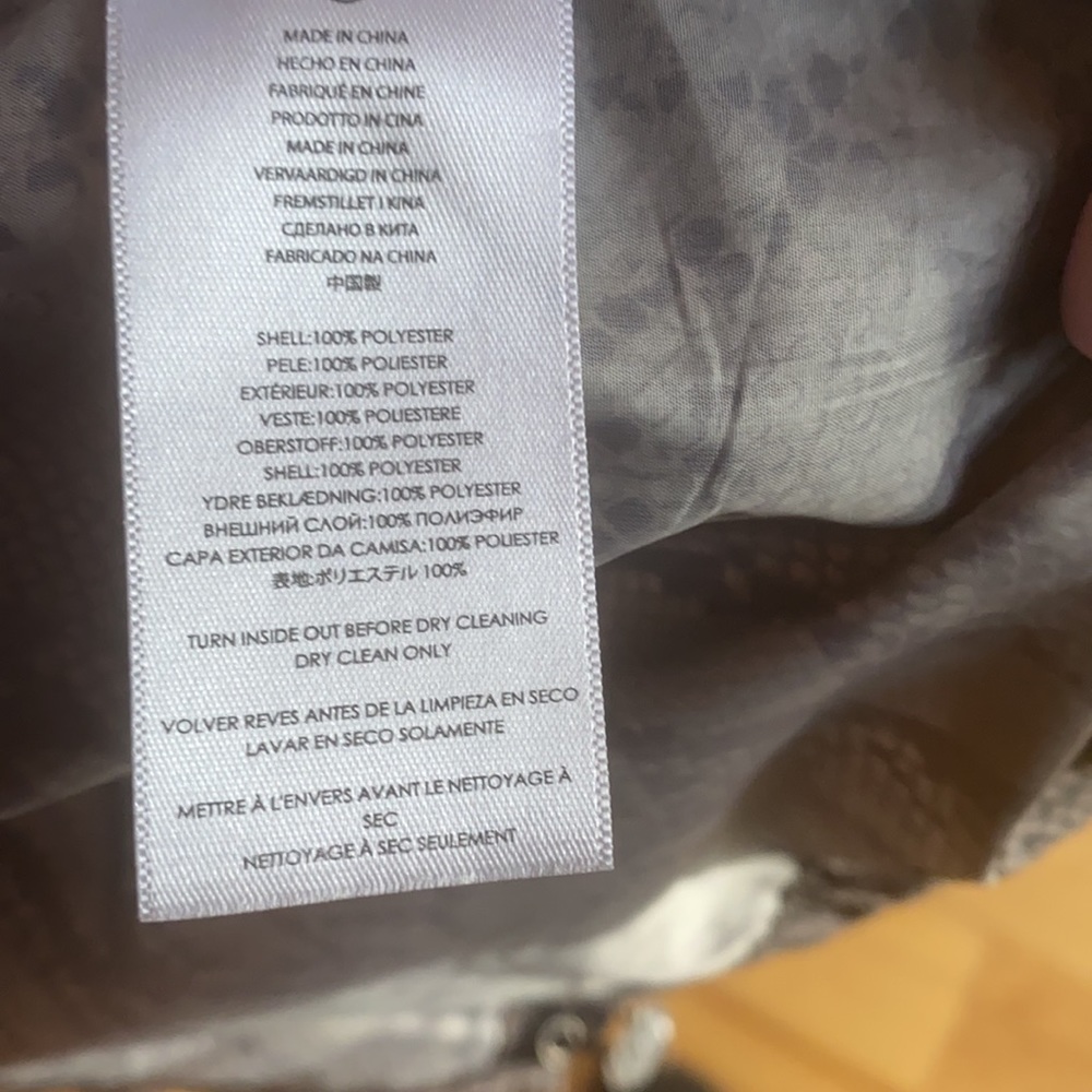 Michael Kors Rain Coat..Python Print - image 7